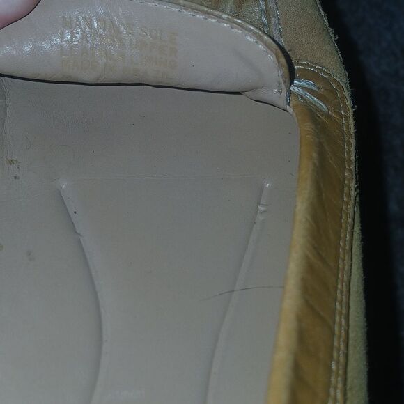 Nurture leather tan crocodile casual slip on loafers Sz 7.5 EUC - Picture 9 of 9